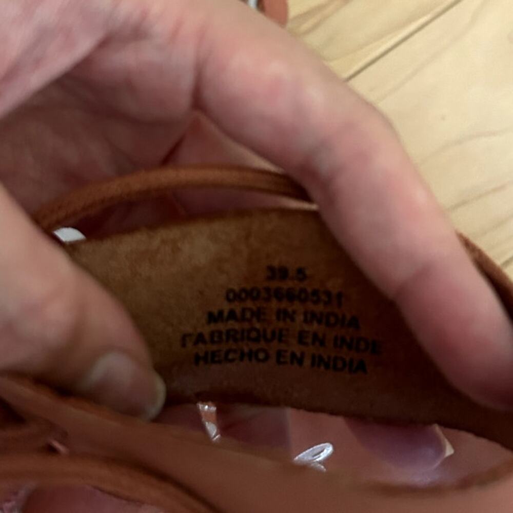 Free People Vacation Day Wrap Brown Boho Sandals - Picture 3 of 4
